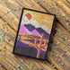 Bead embroidery kit on artificial leather Passport cover FLBB-057 FLBB-057 photo 1