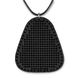 Аrtificial leather embroidery blank Pendant FLBE(BB)-024 Black FLBE(BB)-024 photo 3