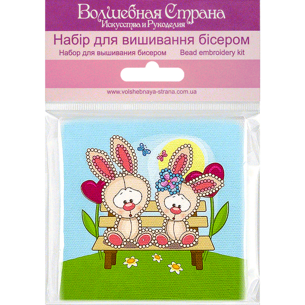 Bead embroidery magnet FLA-089